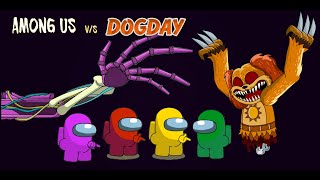 Among Us vs Dog Day Featuring The Mysterious Hand  Rainbow Among Us Animation  Among Us Animation [upl. by Ellehs]