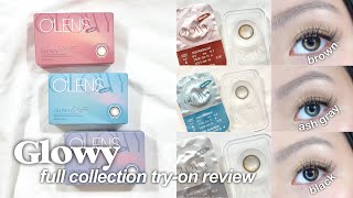 OLENS glowy FULL COLLECTION 💫  tryon amp review ✨💛 [upl. by Yllod]