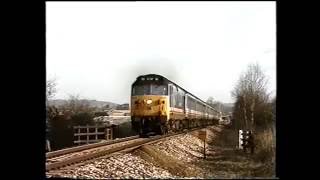 50028 Tiger and 50017 Royal Oak depart Gillingham Dorset on 03011991 [upl. by Zeena]