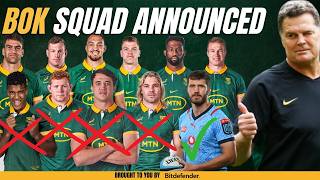 RUAN NORTJE CALLED UP TO INJURYHIT BOK SQUAD  South Africa Squad Announcement [upl. by Aremus]