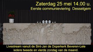 Eerste communie kinderen Desselgem op zaterdag 25 mei om 14 u [upl. by Aleck]