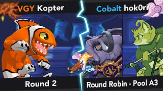 VGY  Kopter Orcane vs hok0ri Loxodont  Fleet  ARRIVAL  Rivals Of Aether 2 Pools [upl. by Marybella812]