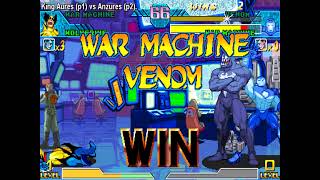 Marvel vs Capcom King Aures vs Anzures cheater [upl. by Anavi330]