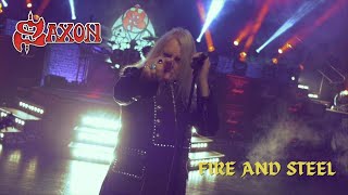 SAXON  Fire And Steel Official Video [upl. by Atnuhs]