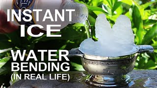 Instant Ice  Waterbending In Real Life [upl. by Duane]