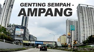 Selangor Genting Sempah  Lebuhraya KL Karak  Gombak  Lebuhraya MRR2  Hulu Kelang  Ampang [upl. by Naiva]