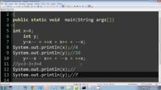 Lecture 54 increment and decrement operators in java part 8 in hindi [upl. by Steen791]