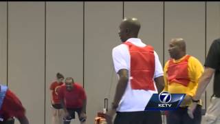 Veterans score buckets during day 2 of Golden Age Games [upl. by Lorry296]