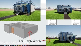 Drawing Walls for a Flat Roof Design in ArchiCAD Part 1 Noma sana 2 [upl. by Ynnob]