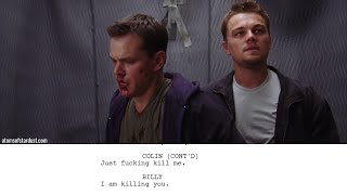 The Departed  Roof amp Elevator scene  Script to screen [upl. by Ofloda836]