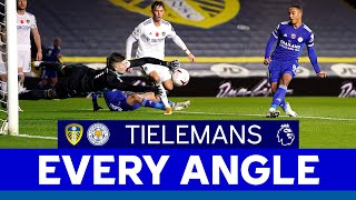 EVERY ANGLE  Youri Tielemans vs Leeds United  202021 [upl. by Scholz]