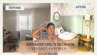 Extreme Toddler girls Makeover I Vintage inspired I BEFORE amp AFTER [upl. by Tenenbaum]