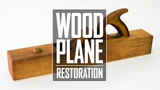 20  Wood Plane Restoration [upl. by Atinnod]