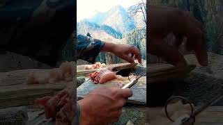 Primitive Cooking Roasted Chicken 🐔 InThe Mountains Wilderness In Recipe Cooke AmsrCooke WildCook [upl. by Nycila653]