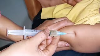 Ceftriaxone 500mg Ceftrone  amp Dexamethasone intramuscular injection Video 24 Ep 94 Injection Tips [upl. by Dorie]