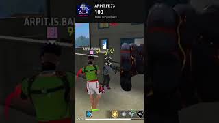 IMPOSSIBLE ⚡ 1 V 3 FAST GLOWBALL MOVEMENT freefire shorts trending freefireclips [upl. by Bailar]