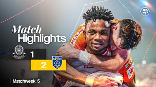 Match Highlights  Mohammedan SC 12 Kerala Blasters FC  MW 5  ISL 202425 [upl. by Thurmond]