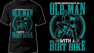 TShirt Design Tutorial in Adobe Illustrator  Biker TShirt Design  Motorcycle TShirt Design [upl. by Haimirej283]