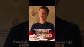 Sheldon cooper spoken English english learning shortsvideo movie sheldon education english [upl. by Sheedy]