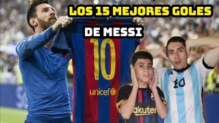 Reaccion a los mejores goles de Messi [upl. by Netsirk]