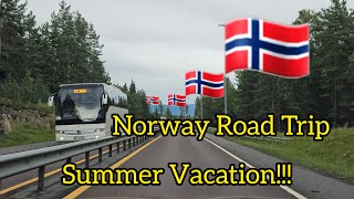 Road Trip Norway From Mandal to Sandnes  Summer Vacation [upl. by Llerrahs]