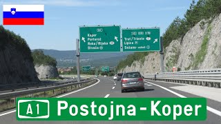 Slovenia A1 Postojna  Koper [upl. by Zetnauq]