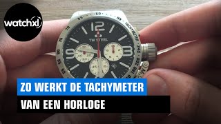 Zo werkt de tachymeter van een horloge [upl. by Kay]