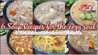 Somebody Get Me A Bowl 6 Soup Recipes To Love Whats For Dinner Soup Edition Cook With Me [upl. by Tiffanie997]