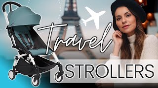 Top 10 Travel Strollers for Flying travelstroller strollers babytravel [upl. by Eilatam]