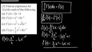 Core 1  Integration 2  Harder Examples of Powers of x AQA ORC and Edexcel [upl. by Liban]