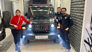 2024 Mahindra Thar Modification Rs 100000  Thar Modification Explained  Bharat Car Naraina [upl. by Byrne]