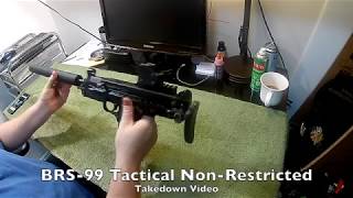 BRS 99 Tactical Non Restricted Takedown [upl. by Novyak]