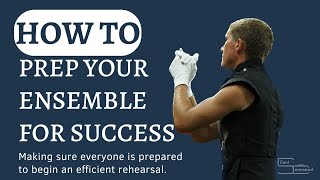 How to Conduct a Prep Sequence  Drum Major Beginner Conducting Tips [upl. by Lezley930]