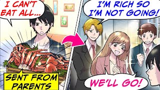 Rich Colleague Made Fun of Introvert Me When I Invited People for Drinks at Home…RomCom Manga Dub [upl. by Kemppe]