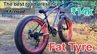 BIKKER FAT TYRE CYCLE🤩 walkaroundBest road presence cycle offroad love cycle [upl. by Ahsac392]