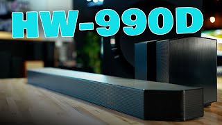 NEW HWQ990D SAMSUNG 1114 SOUNDBAR  Atmos  Review  Sound Test ✔️ [upl. by Rankin]