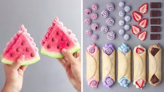 So Yummy Chocolate Cake Decorating Tutorials 😍 Best Satisfying Cake Decorating Recipes 💓 So Tasty [upl. by Nalyr309]