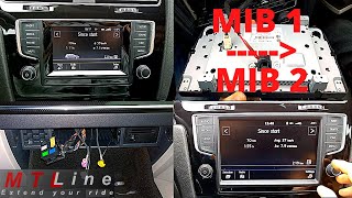 Retrofit of Discover Pro MIB2 with AppConnect to VW Golf 7 MY2015 [upl. by Caitrin]