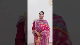 Silk chiffon kurta set  comntquotquot for quotlinkquot 🌸 fashion viralvideo shortvideo style myntra [upl. by Aba]