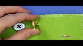 Starlene DesignLes boutons 3COUDRE UN BOUTON AVEC UNE TIGE [upl. by Fem324]