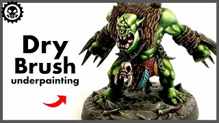 HOW to Dry Brush  Dry Brush Underpainting  Redgrass Glass Palette [upl. by Bleier586]