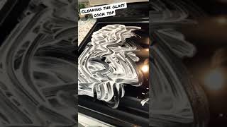 cleaning the glass cooktop shorts cleaning cooktop [upl. by Ellerrehc]