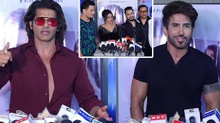 Karanvir Bohra Vishal Kotian and others at song launch of KOI APNA NAHI HOTA  Shudh Manoranjan [upl. by Aigneis]