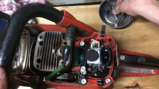 DOLMAR Chainsaw Carburetor Cleaning [upl. by Ariec]