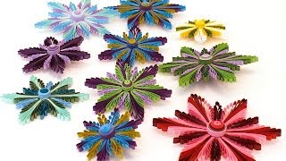 Copenhagen Flowers Quilling  Karen Marie Klip amp Papir [upl. by Ymme]