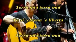 Pino Daniele Terra mia Karaoke Concerto Medina Tour 2001 [upl. by Marquet57]