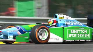 2017 Belgium  Mick Schumacher drives Benetton B194 [upl. by Sherlock]