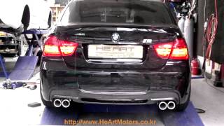 BMW E90 320i HEART Dual EXHAUST SYSTEM [upl. by Aldon564]