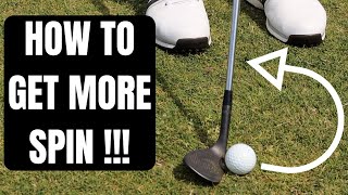 How To Get More BACKSPIN When Chipping [upl. by Eitsud]