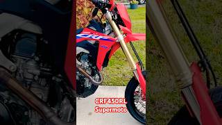 Honda CRF450RL Supermoto Conversion 🔥🇺🇸👍 [upl. by Anemix]